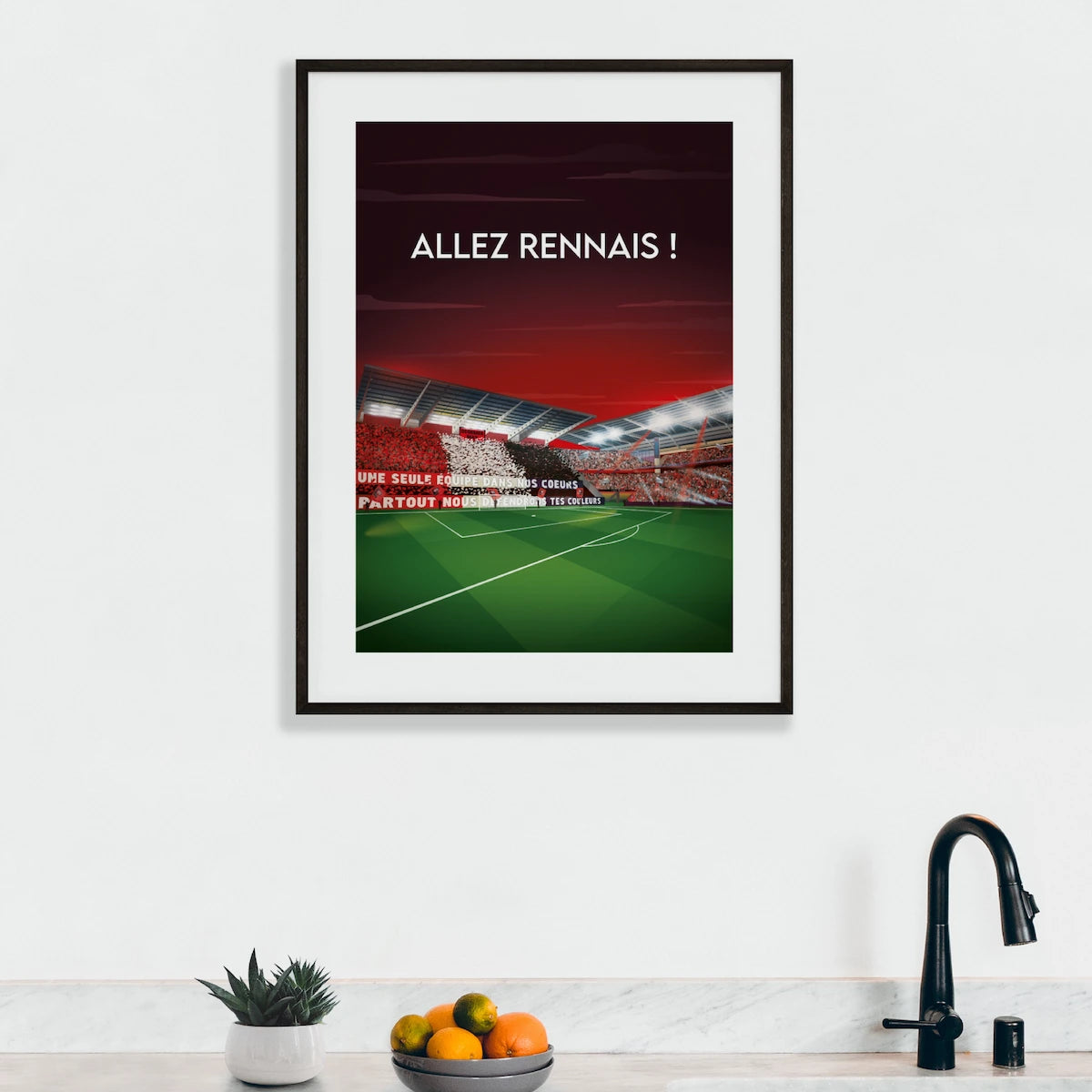 affiche stade rennais tifo