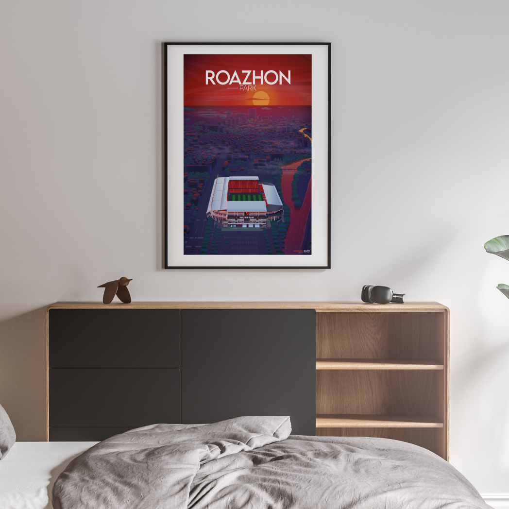 affiche du stade à Rennes