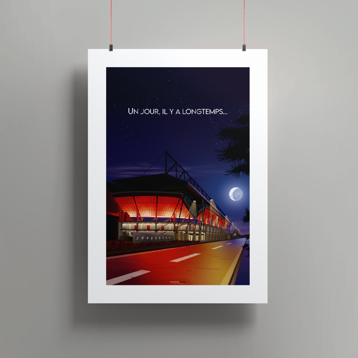 affiche Rennes chant des supporters