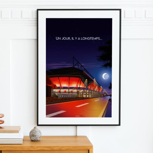 affiche Rennes stade route de lorient
